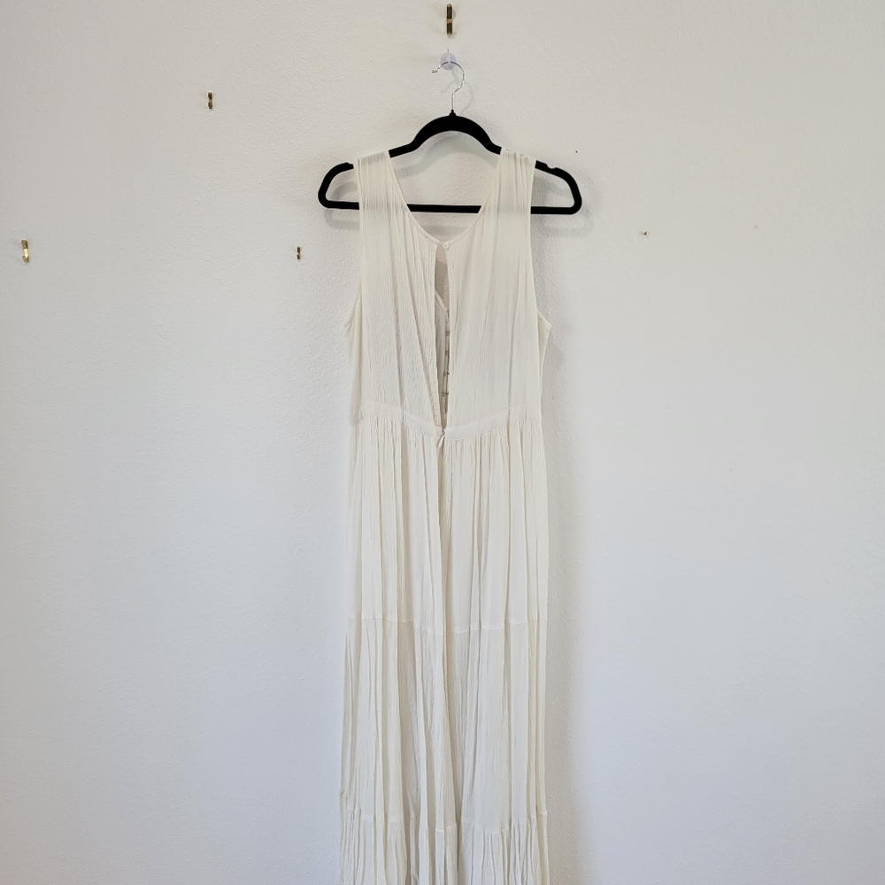 Lulus White Embroidered Boho Dress Open Back Tank Style Women’s XL? - Picture 4 of 5